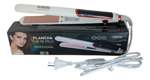 Plancha De Pelo Profesional Con Regulador De Temperatura 45w