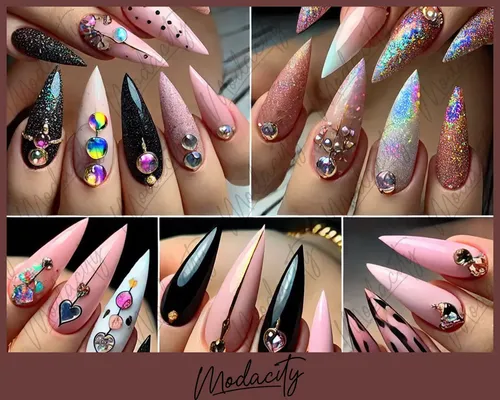 Tips Uñas Eloise Soft Gel Nails Press On 120pcs Postizas