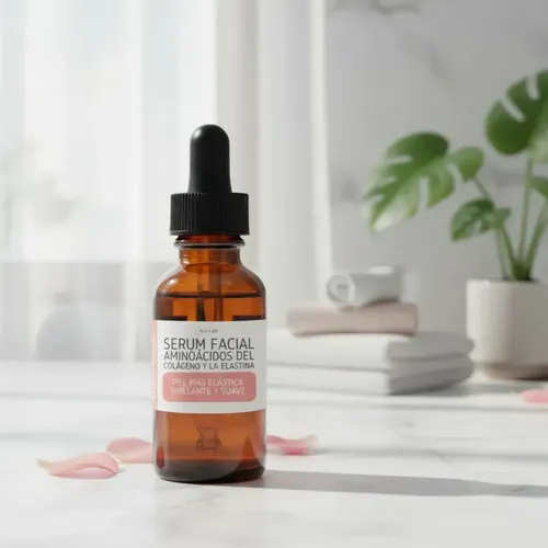 Serum Facial Colágeno Y Elastina 50ml, Antiage Reafirmante**