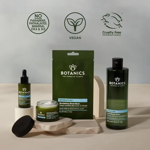 Desmaquillante En Agua Micelar De Botanics, 13.5 Onzas Líqui