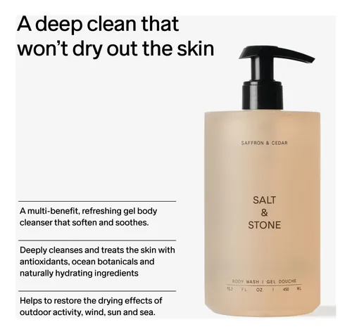 Gel De Ducha Antioxidante Hidratante Profundo Salt & Stone 4