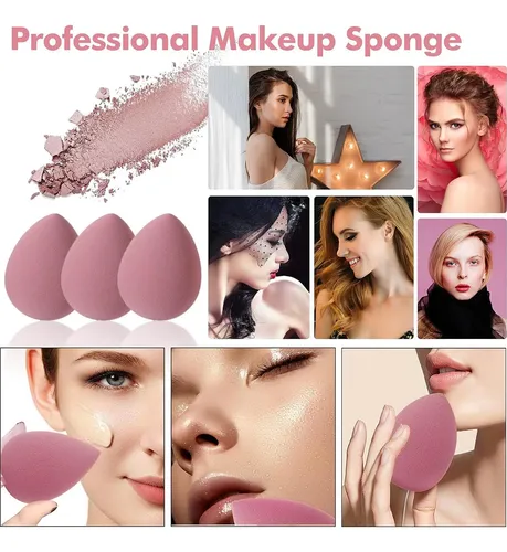 Esponjas De Maquillaje 8 Piezas Qd O-shen
