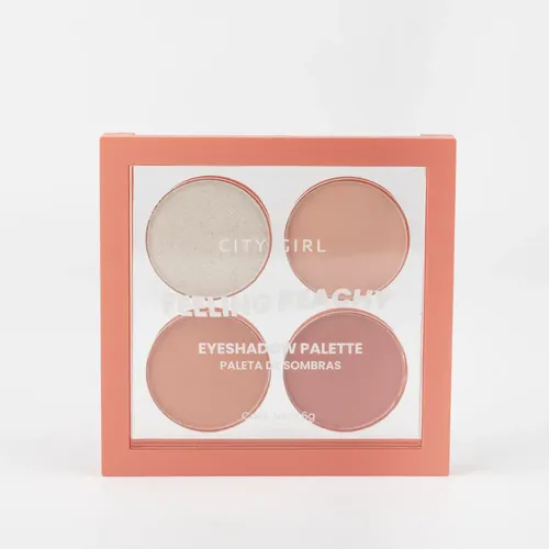 Set De Maquillaje Feeling Peachy Sombras, Rubor Y Gloss Glow