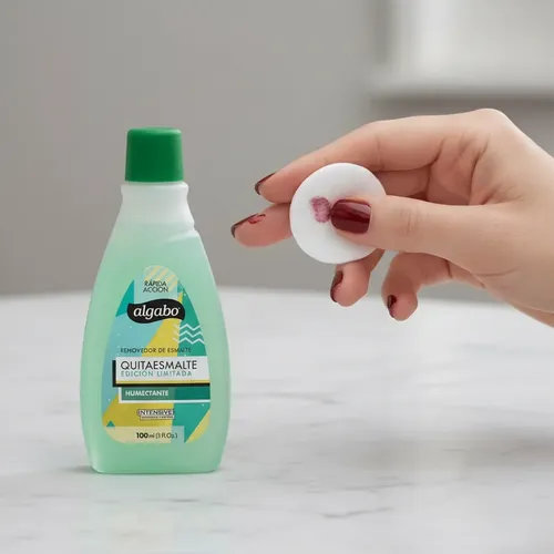 Quita Esmalte Para Uñas Humectante 100ml Algabo (7212)