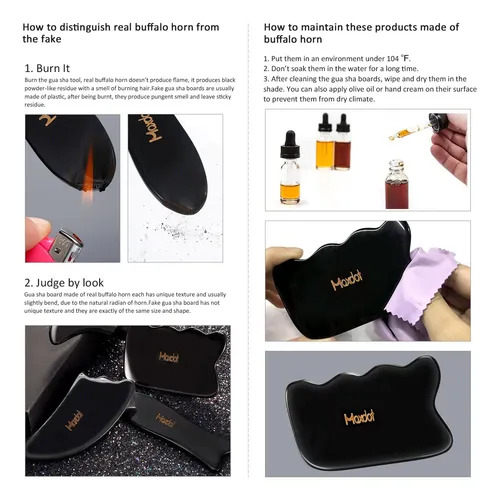 Juego De Herramientas De Masaje Gua Sha Maxdot, 5 Piezas, Pa