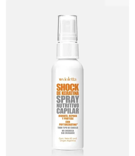 Spray Nutritivo Violetta Shock De Keratina 200ml