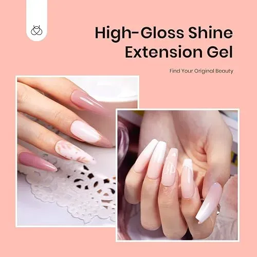 Beetles Gel Polish Poly Extension Gel Kit 6 Piezas Azul