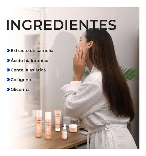 Set De Cuidado Facial Bioaqua Con Extracto De Camellias Kit De Skincare Antioxidante Ideal Para Todo Tipo De Piel
