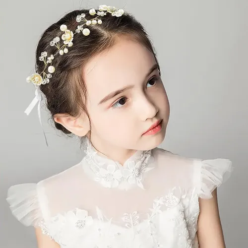 Tiara De Novia, Cristal Dorado Y Perla, Tiara De Novia /