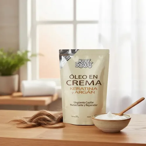 Mary Bosques Oleo En Crema Keratina Y Argan Doypack X 250g