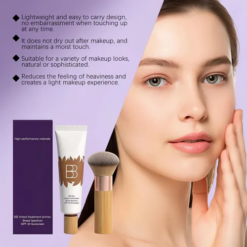 Bb Cream, Humectante Con Color, Prebase De Cuidado Con