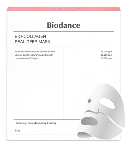 Biodance Pack Con 4 Unidades Bio Collagen Real Deep Mask