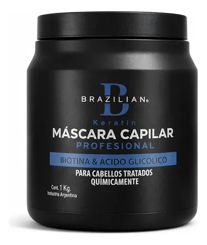 Mascara Capilar Biotina X1kg Brazilian Keratin