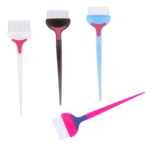 . Cepillo Para Teñir El Cabello De Salón, 4 Piezas, En .