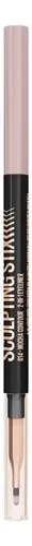 Delineador Ojos Maybelline Retráctil Sculpting Stix 2 En 1 Tono Black Blur