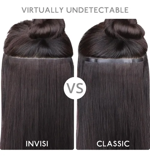 Extensiones De Cabello Remy Invisi Edge 14” 50 G 20uds