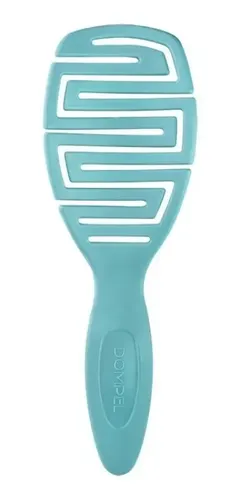 Cepillo De Cabello Maya Para Desenredar P/ Rulos Dompel Color Verde