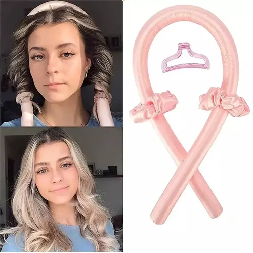 Rizador Rulero Buclara De Pelo Sin Calor Cinta Para Cabello