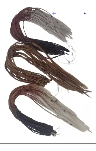 Set X 12 Dreadlocks Boho Trenzas Extension Pelo Moda Verano