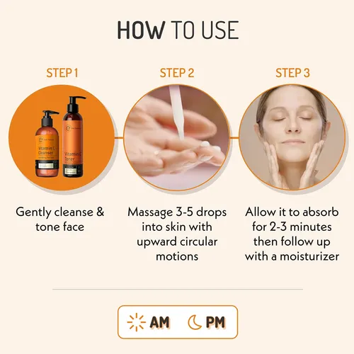 Sérum Hidratante Con Vitamina C 76% Orgánico De Eve Hansen,  Todo Tipo De Piel Día/noche