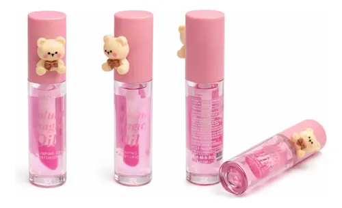 Brillo Labial Saniye Osito Kawaii Voluminizador Hidratante