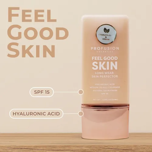 Profusion Cosmetics Base Líquida Ligera Para Un