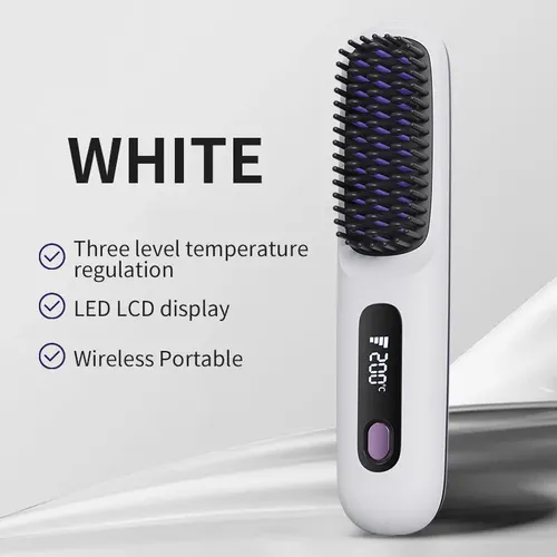 Plancha De Pelo Portátil Inalámbrica Usb Quick Heat 30s .