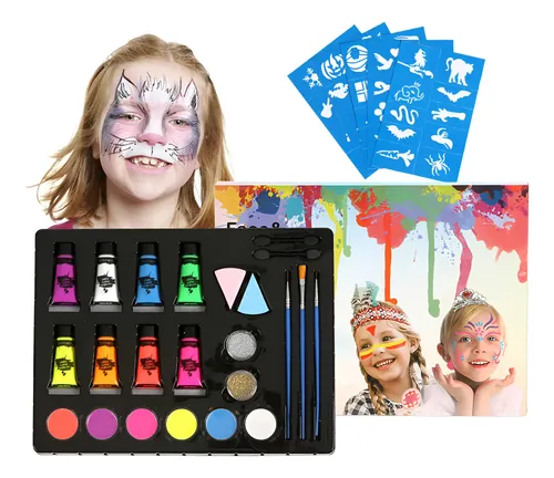 . Kit Profesional De Pintura Facial, Paleta De Maquillaje, .