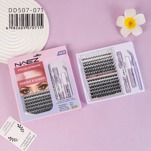 Kit Extensión De Pestañas Voluminous Cluster Lashes