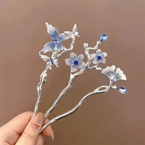 6 Palillos For El Pelo Vintage Y Estilo Chino, Retro