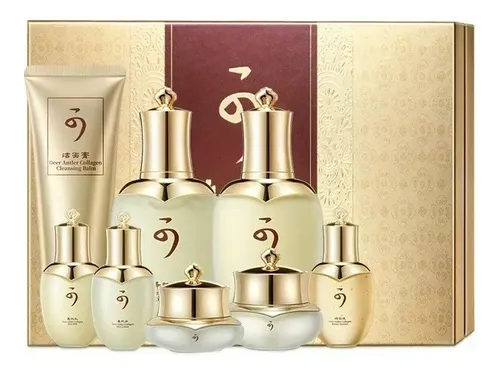 Set Facial De Colágeno 8 Pzs Hidratante Para Mujer