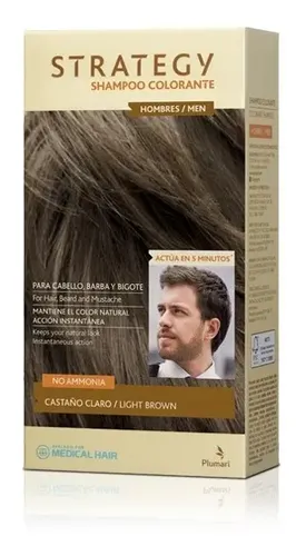 Strategy Shampoo Color Castaño Claro Efecto Inmediato