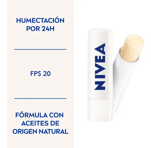Nivea By Labello Derma Care Protector Labial Fps20 4,8g