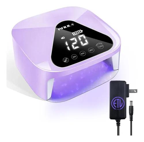 Lámpara De Uñas Led/uv Inalámbrica 54w Nxj Infilila