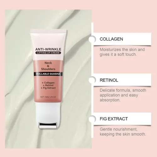 Crema Reafirmante Para El Cuello Con Rodillo, Loción Corpora