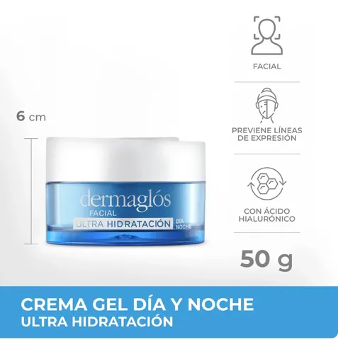 Dermaglós Facial Ultra Hidratación Crema Gel Día Y Noche