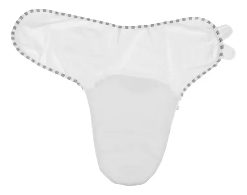 Toalla Swaddling De Algodón Con Gorro, Color Blanco
