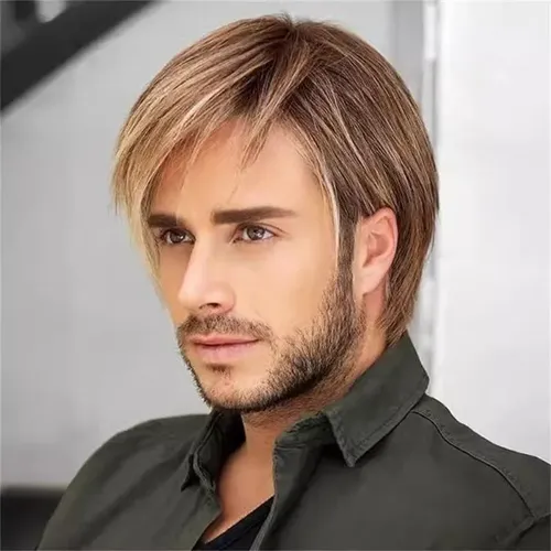 Peluca Corta En Picos Para Hombre 15 Cm