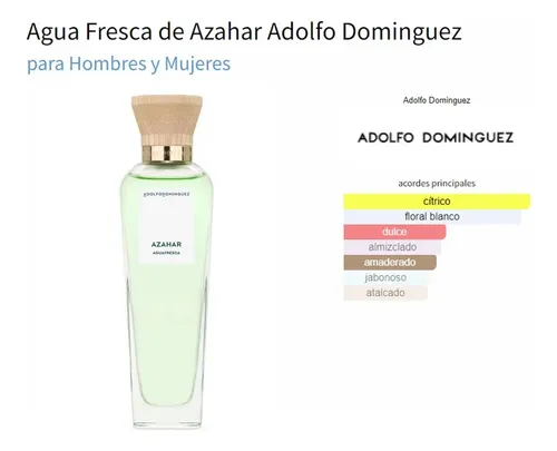 Adolfo Dominguez Agua Fresca Azahar Edt 60ml Premium