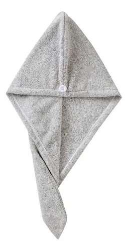 2 Gorros De Baño Ecológicos De Carbón De Bambú Para Secar El