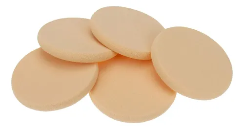 25 Piezas De Maquillaje Redondo Y Suave Para Mujeres, Para M