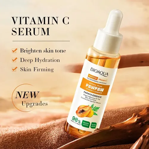 Serum Blanqueador Papaya Vitamina C Antioxida Hidratante Todo Tipo De Piel Día/noche