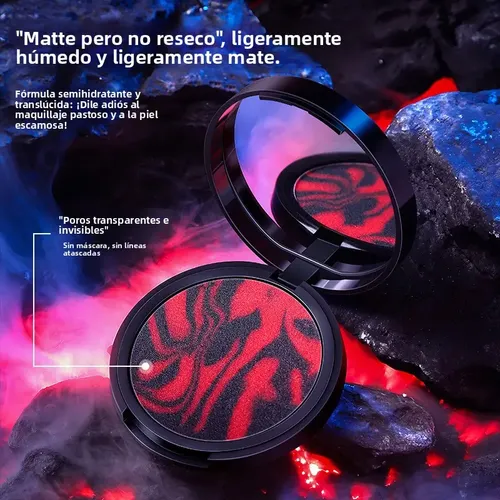 Base Polvo Textura Gel Sin Ceniza Control Aceite Efecto Mate