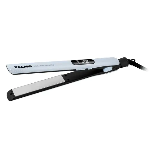 Planchita De Pelo Yelmo Ap-3363 230c Bivolt Led Temperatura Regulable Titanio Keratin Lila