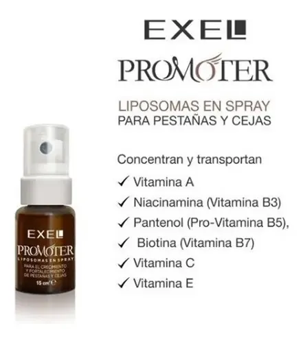 Promoter Crecimiento De Pestañas Exel Profesional 15 Ml