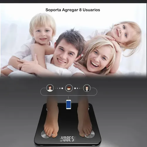 2026 Báscula Recargable Bluetooth Análisis Corporal