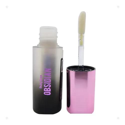 Brillo Labial Ruby Rose Obsidian Gloss Plateado 1ud Plateado