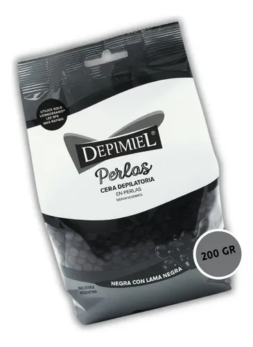 Cera Negra Depilatoria Para Microondas Sistema Español Depimiel 200g