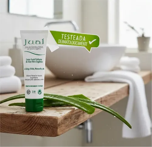 Crema Exfoliante Facial Jual 75ml Pomo Cuidado Rostro Orgáni