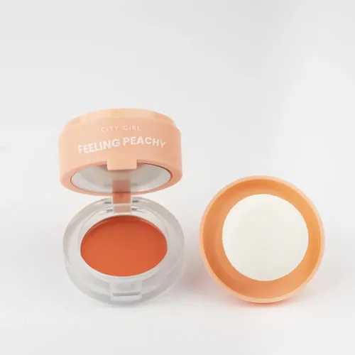 Set De Maquillaje Feeling Peachy Sombras, Rubor Y Gloss Glow